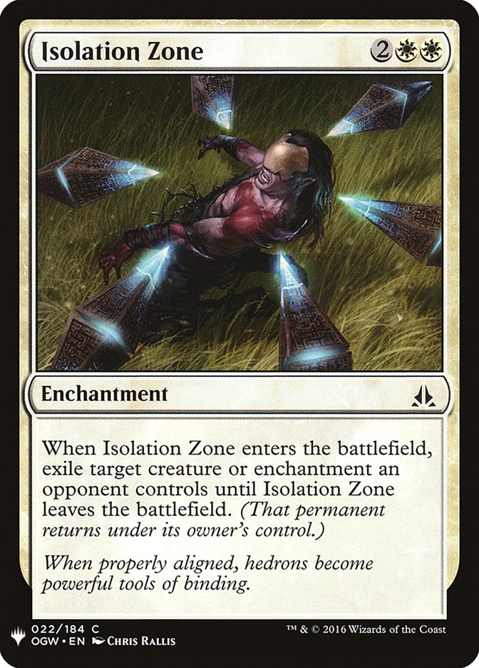 Isolation Zone [Mystery Booster] | Gear Gaming Bentonville