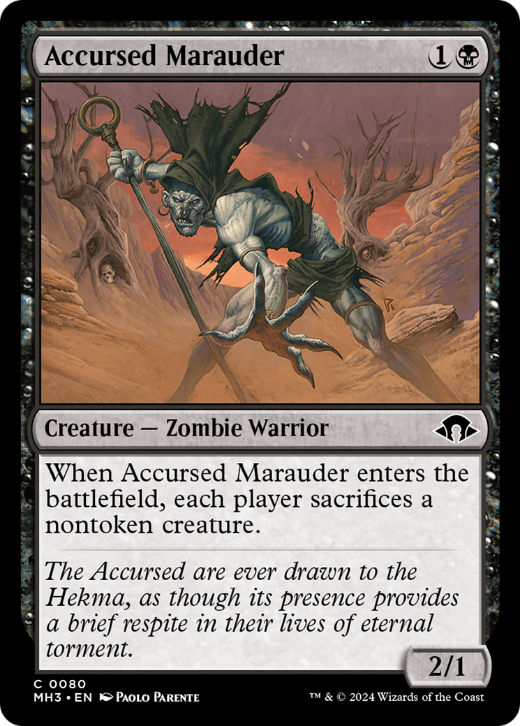 Accursed Marauder [Modern Horizons 3] | Gear Gaming Bentonville