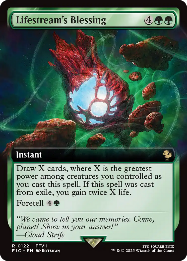 Lifestream's Blessing (Extended Art) [FINAL FANTASY Commander] | Gear Gaming Bentonville