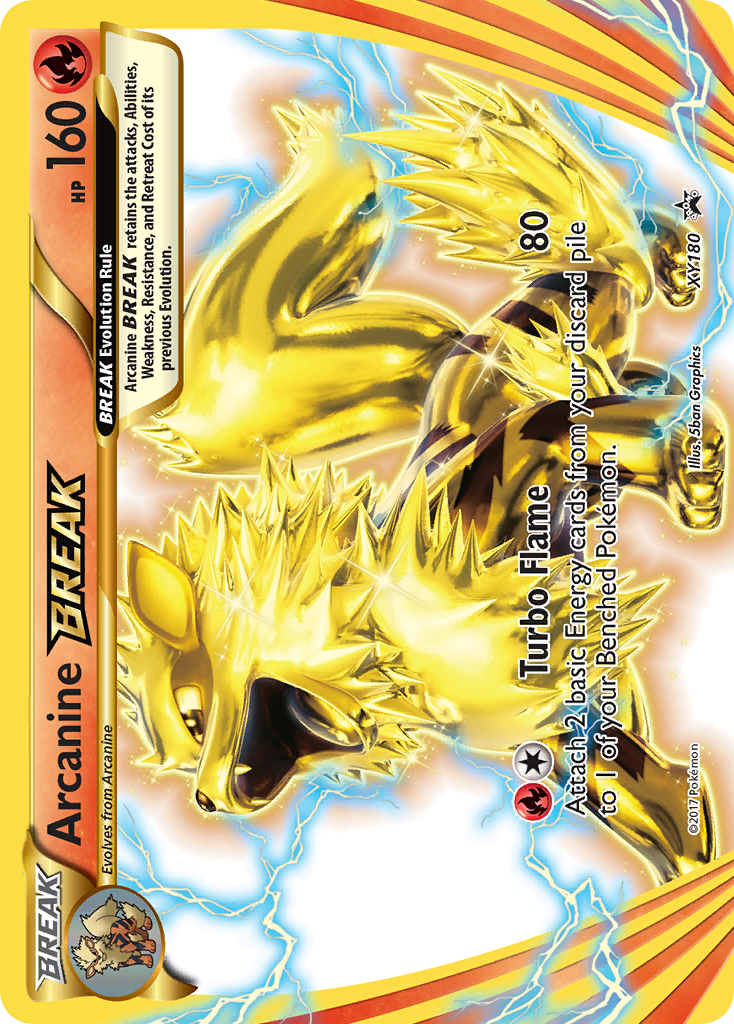 Arcanine BREAK (XY180) [XY: Black Star Promos] | Gear Gaming Bentonville