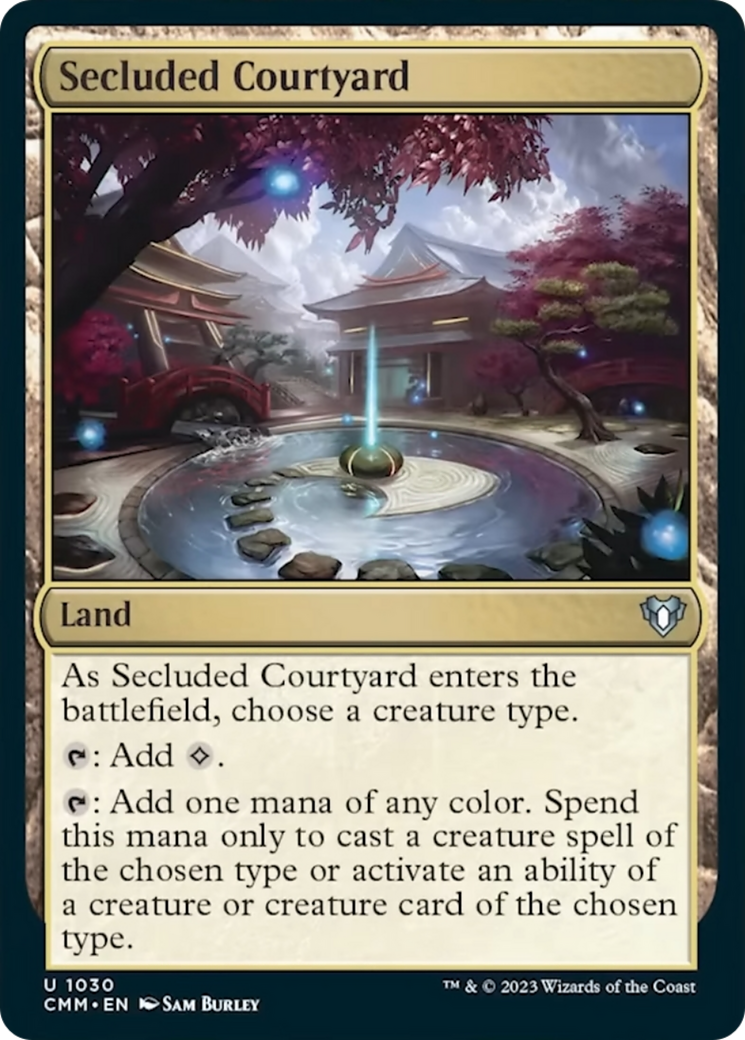 Secluded Courtyard [Commander Masters] | Gear Gaming Bentonville