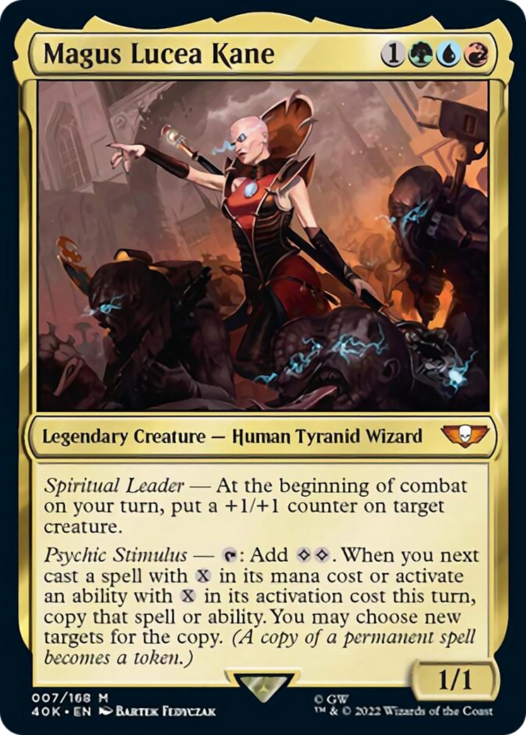 Magus Lucea Kane (Surge Foil) [Warhammer 40,000] | Gear Gaming Bentonville