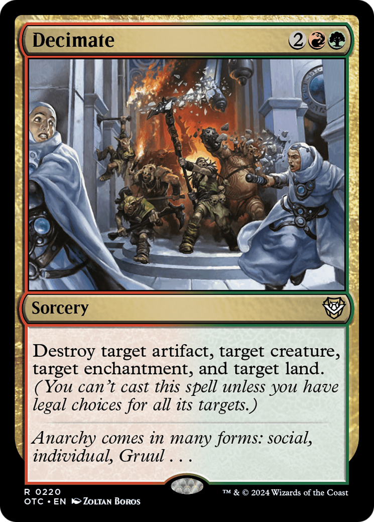 Decimate [Outlaws of Thunder Junction Commander] | Gear Gaming Bentonville