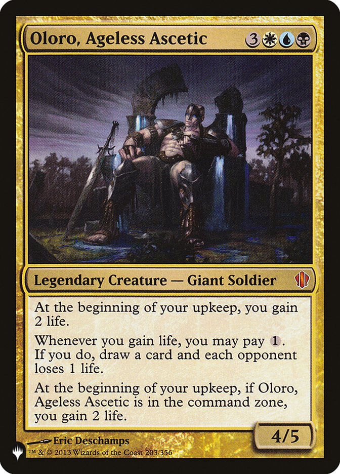 Oloro, Ageless Ascetic [The List] | Gear Gaming Bentonville