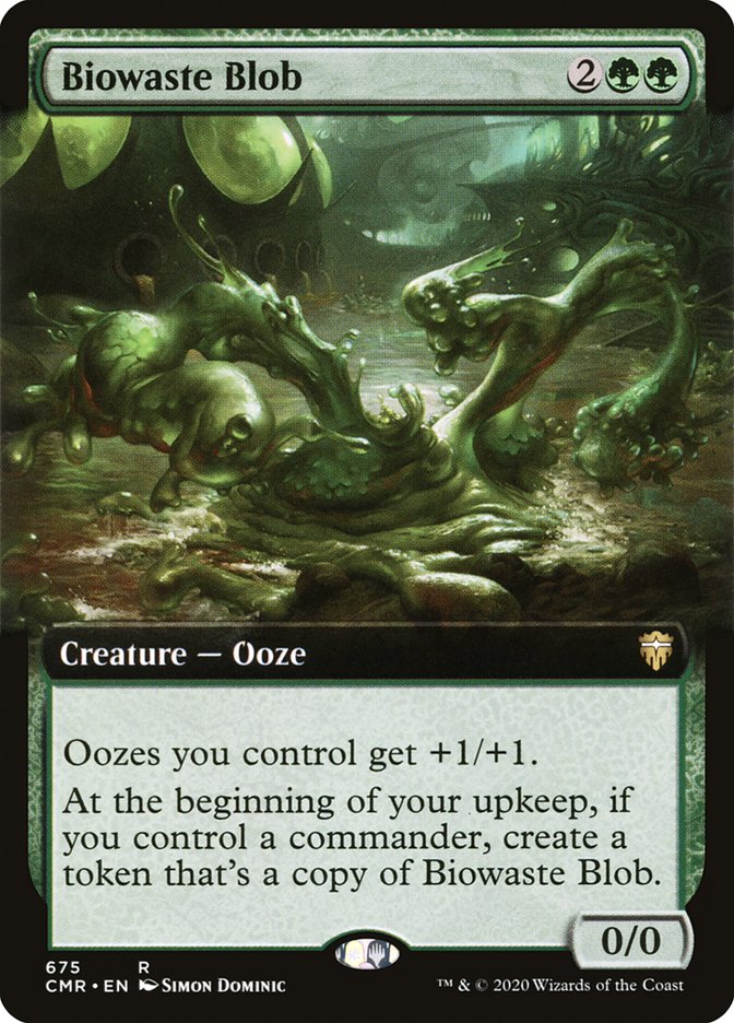 Biowaste Blob (Extended Art) [Commander Legends] | Gear Gaming Bentonville
