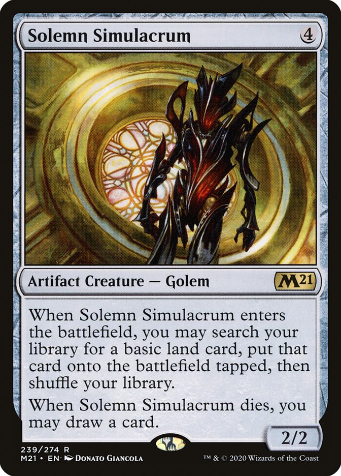 Solemn Simulacrum [Core Set 2021] | Gear Gaming Bentonville