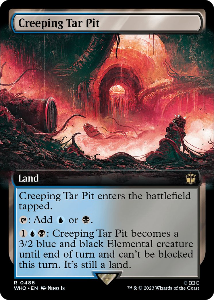 Creeping Tar Pit (Extended Art) [Doctor Who] | Gear Gaming Bentonville