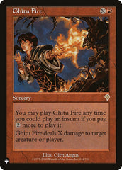 Ghitu Fire [The List] | Gear Gaming Bentonville