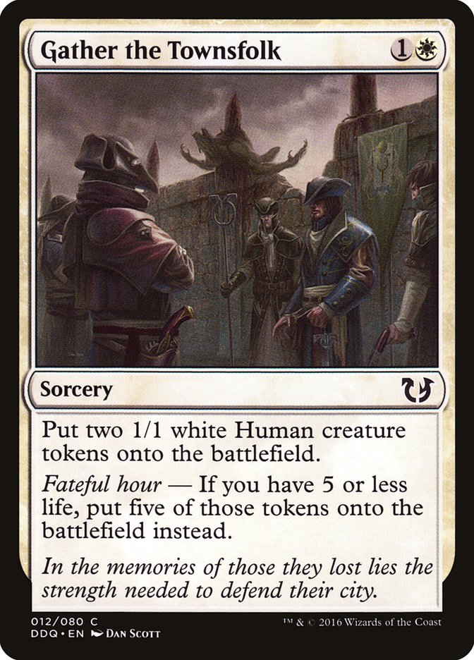 Gather the Townsfolk [Duel Decks: Blessed vs. Cursed] | Gear Gaming Bentonville
