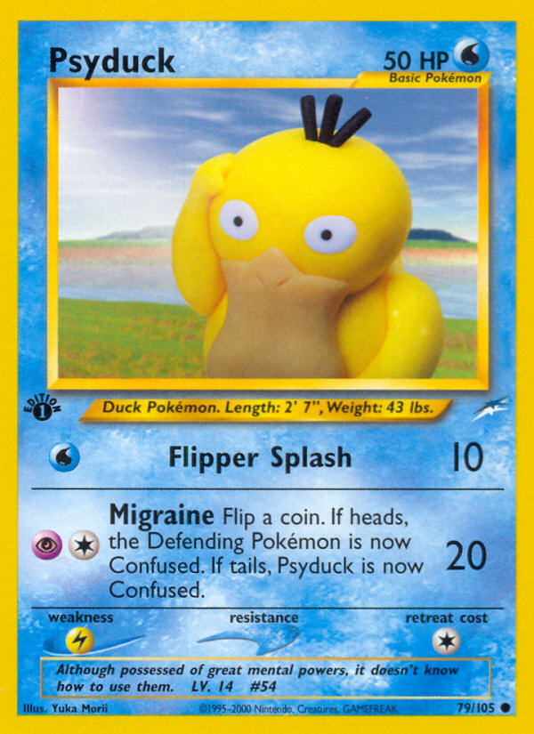Psyduck (79/105) [Neo Destiny 1st Edition] | Gear Gaming Bentonville