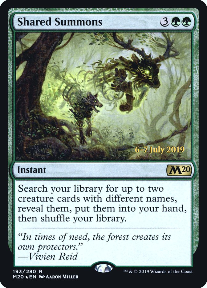 Shared Summons [Core Set 2020 Prerelease Promos] | Gear Gaming Bentonville