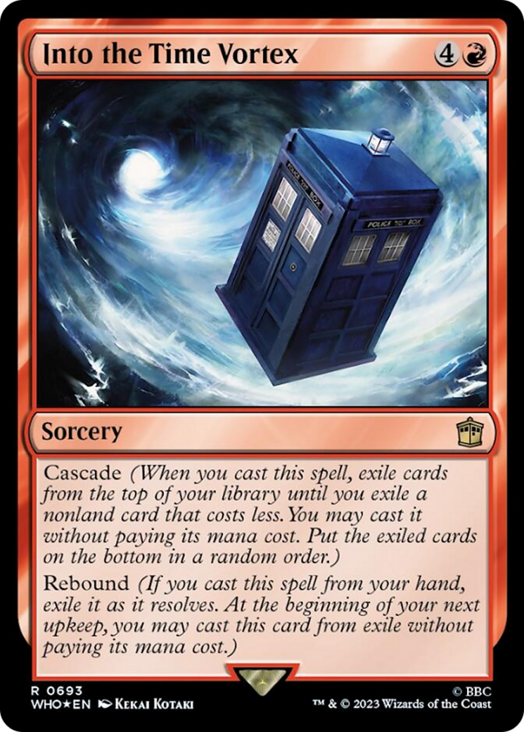 Into the Time Vortex (Surge Foil) [Doctor Who] | Gear Gaming Bentonville