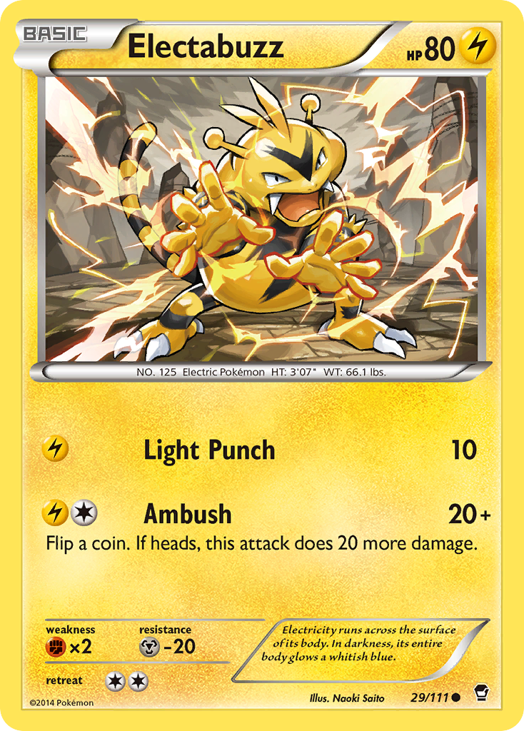 Electabuzz (29/111) [XY: Furious Fists] | Gear Gaming Bentonville