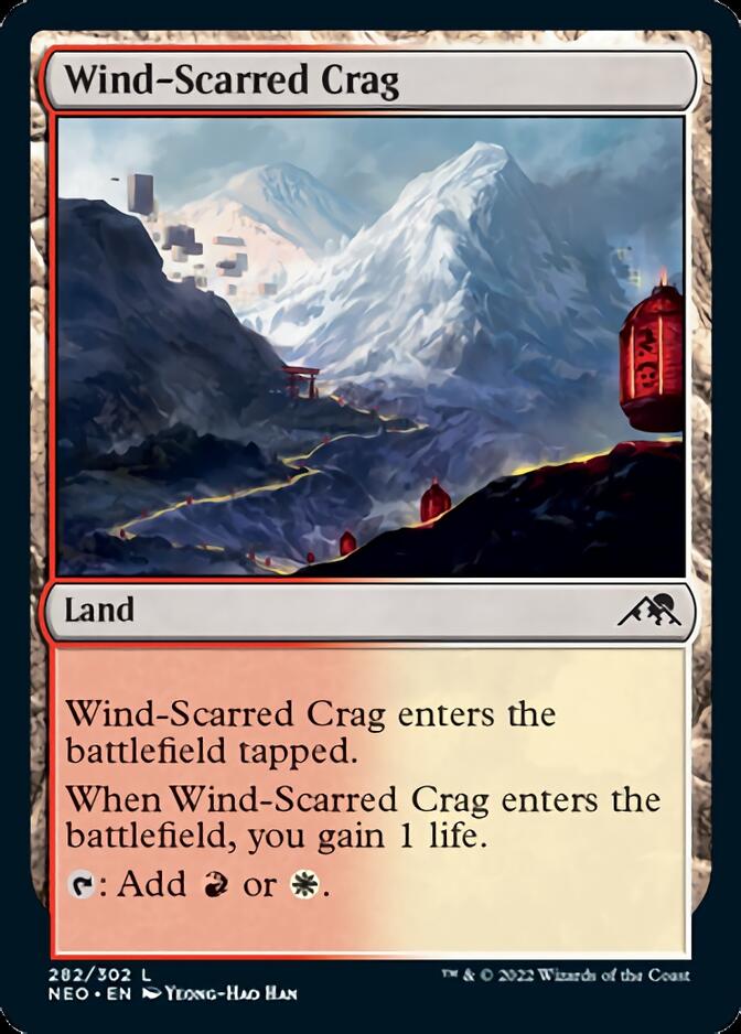 Wind-Scarred Crag [Kamigawa: Neon Dynasty] | Gear Gaming Bentonville