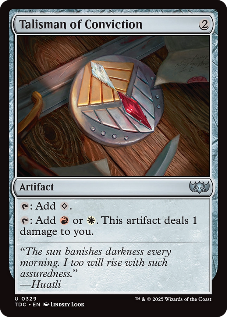 Talisman of Conviction [Tarkir: Dragonstorm Commander] | Gear Gaming Bentonville
