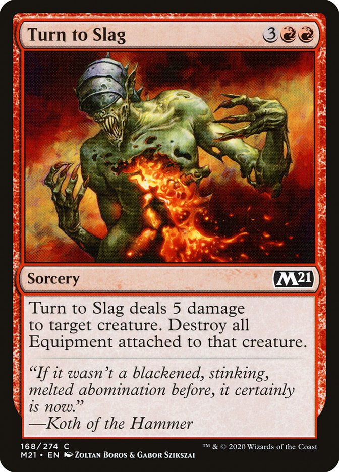 Turn to Slag [Core Set 2021] | Gear Gaming Bentonville