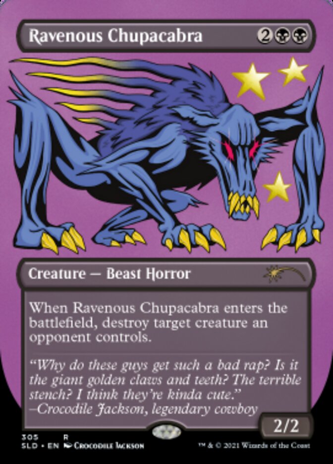 Ravenous Chupacabra (Borderless) (Foil Etched) [Secret Lair Drop Series] | Gear Gaming Bentonville