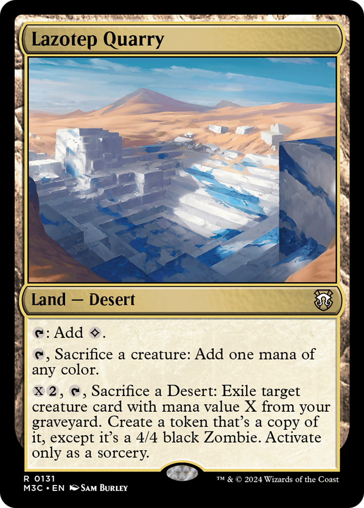 Lazotep Quarry (Extended Art) [Modern Horizons 3 Commander] | Gear Gaming Bentonville