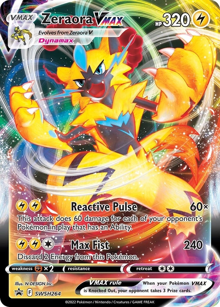 Zeraora VMAX (SWSH264) [Sword & Shield: Black Star Promos] | Gear Gaming Bentonville