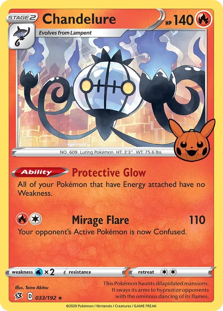 Chandelure (033/192) [Trick or Trade] | Gear Gaming Bentonville