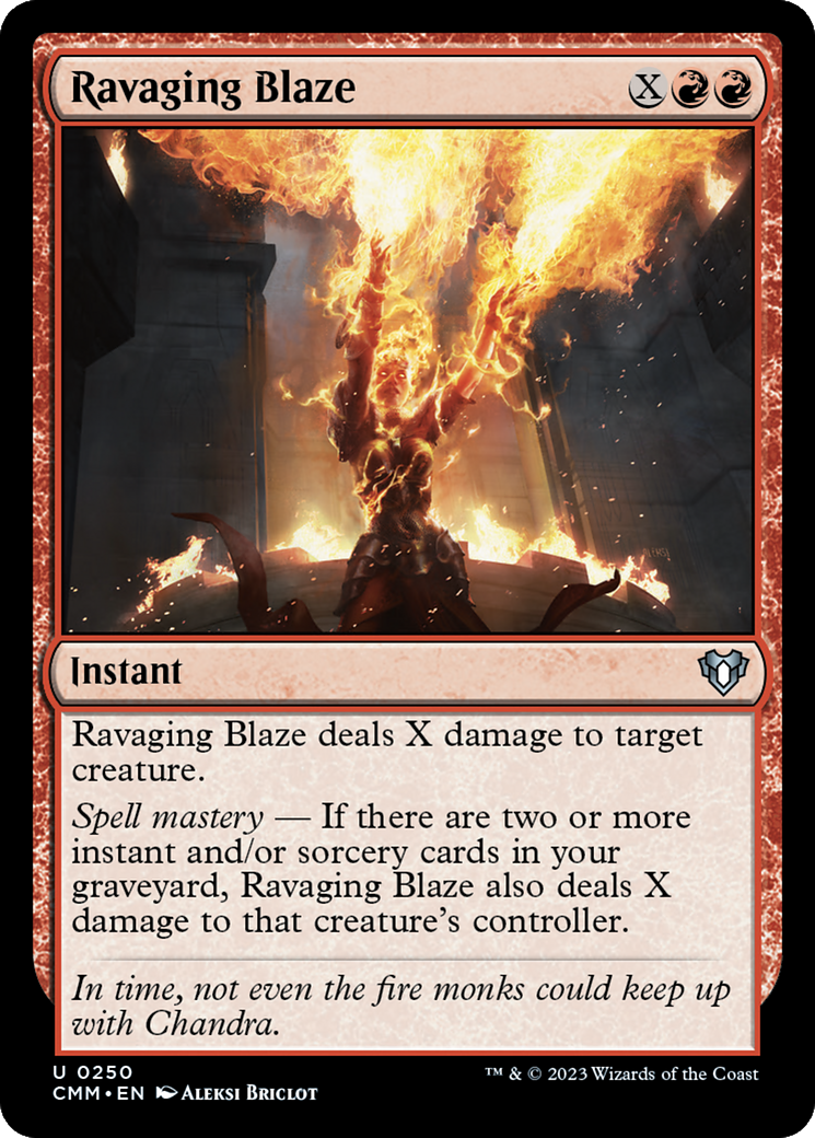 Ravaging Blaze [Commander Masters] | Gear Gaming Bentonville