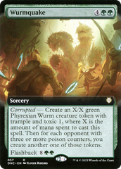 Wurmquake (Extended Art) [Phyrexia: All Will Be One Commander] | Gear Gaming Bentonville