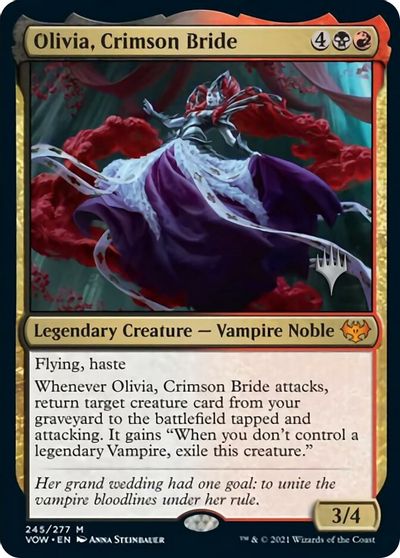 Olivia, Crimson Bride (Promo Pack) [Innistrad: Crimson Vow Promos] | Gear Gaming Bentonville