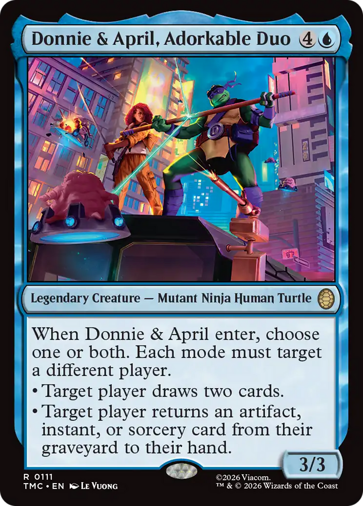 Donnie & April, Adorkable Duo [Teenage Mutant Ninja Turtles Commander] | Gear Gaming Bentonville
