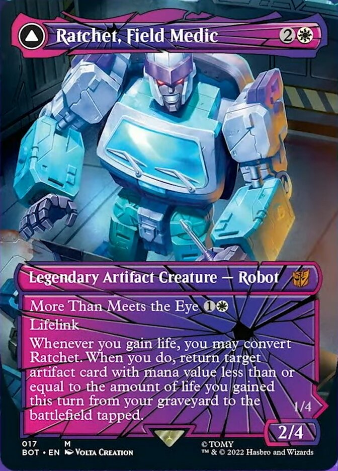 Ratchet, Field Medic // Ratchet, Rescue Racer (Shattered Glass) [Transformers] | Gear Gaming Bentonville