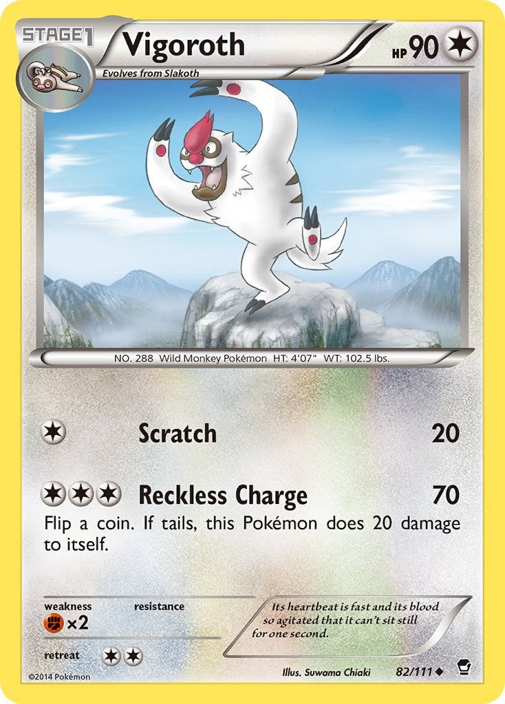 Vigoroth (82/111) [XY: Furious Fists] | Gear Gaming Bentonville