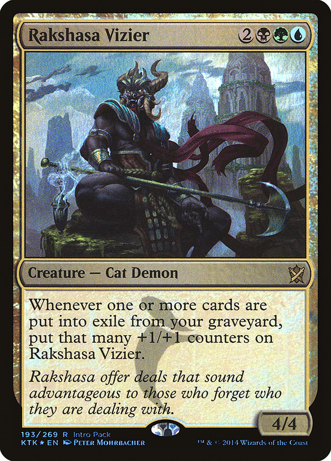 Rakshasa Vizier (Intro Pack) [Khans of Tarkir Promos] | Gear Gaming Bentonville