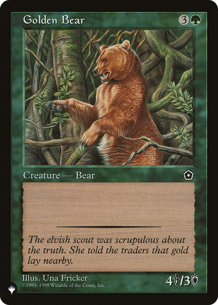 Golden Bear [The List Reprints] | Gear Gaming Bentonville