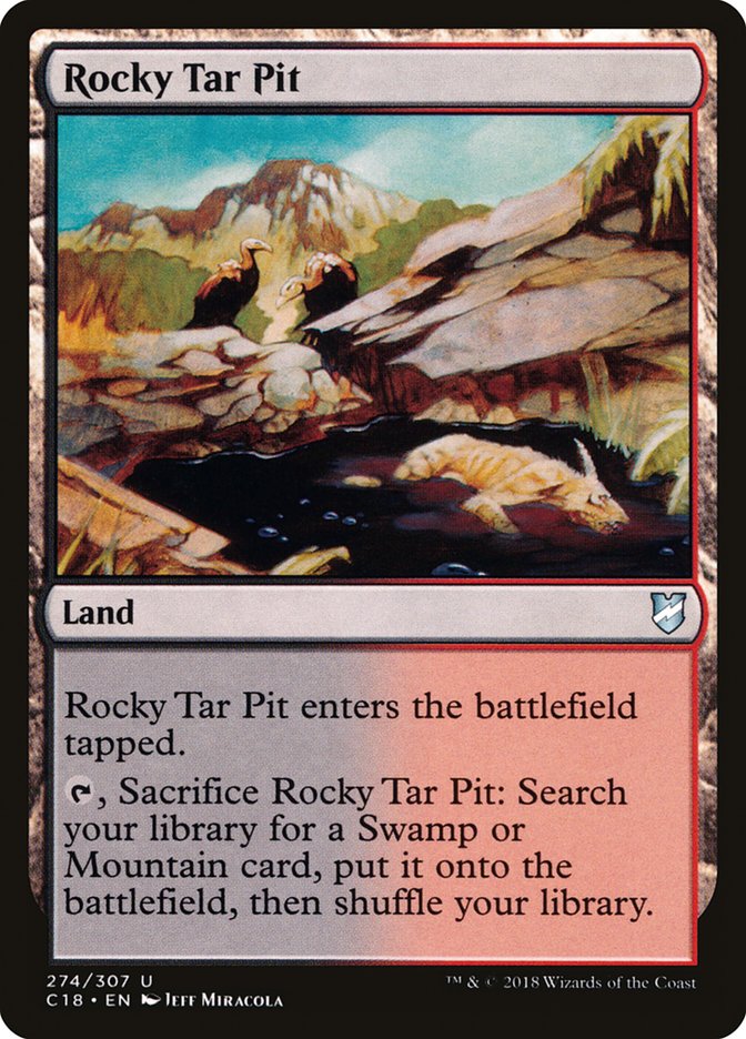 Rocky Tar Pit [Commander 2018] | Gear Gaming Bentonville