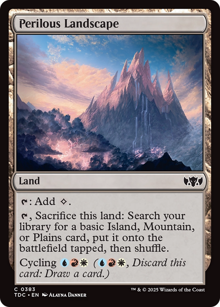 Perilous Landscape [Tarkir: Dragonstorm Commander] | Gear Gaming Bentonville