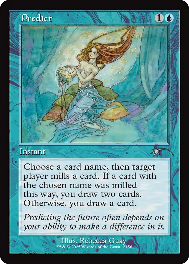 Predict (Retro Frame) [Secret Lair Drop Series] | Gear Gaming Bentonville