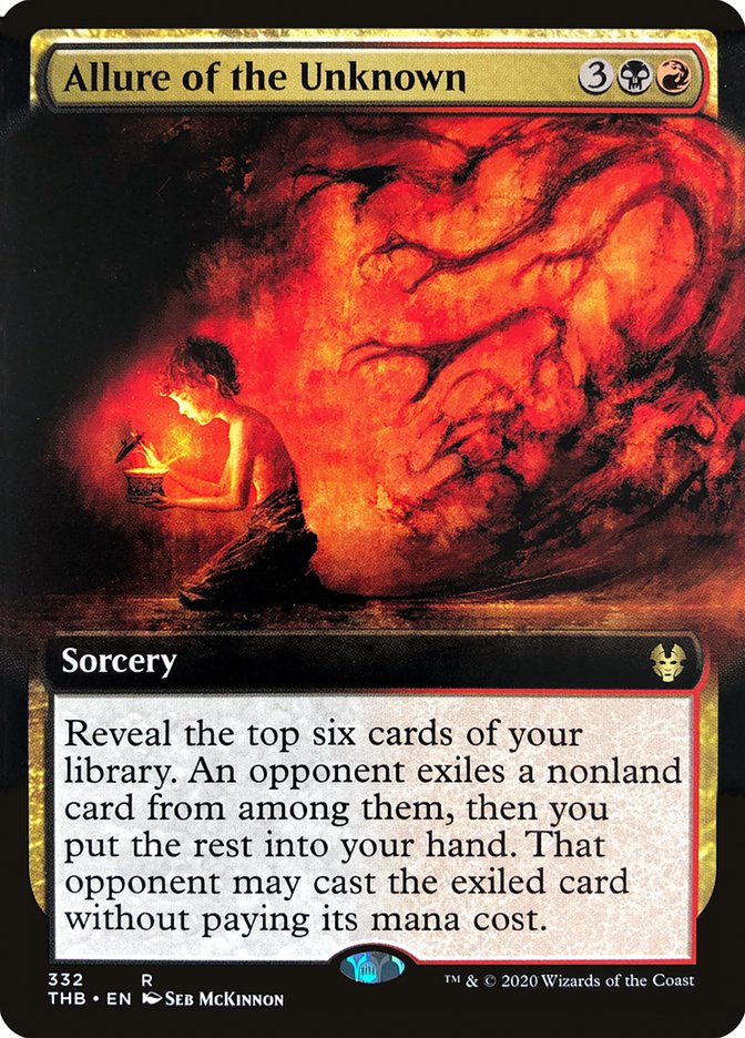 Allure of the Unknown (Extended Art) [Theros Beyond Death] | Gear Gaming Bentonville