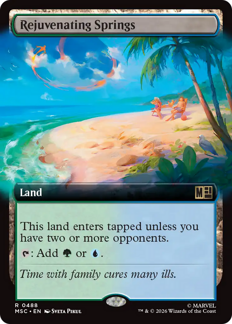 Rejuvenating Springs (Extended Art) [Marvel Super Heroes Commander] | Gear Gaming Bentonville
