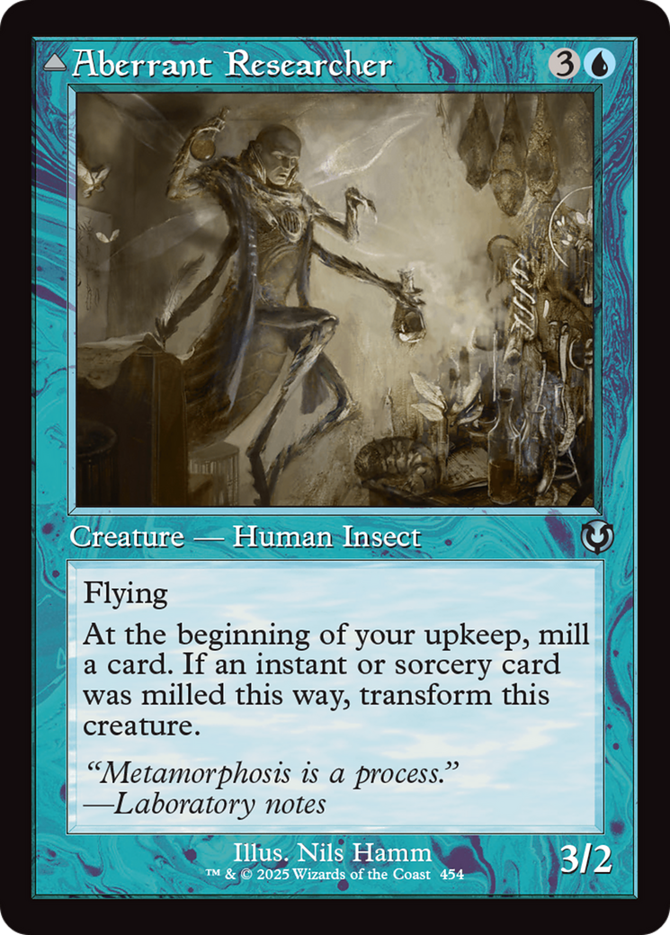 Aberrant Researcher // Perfected Form (Retro Frame) [Innistrad Remastered] | Gear Gaming Bentonville