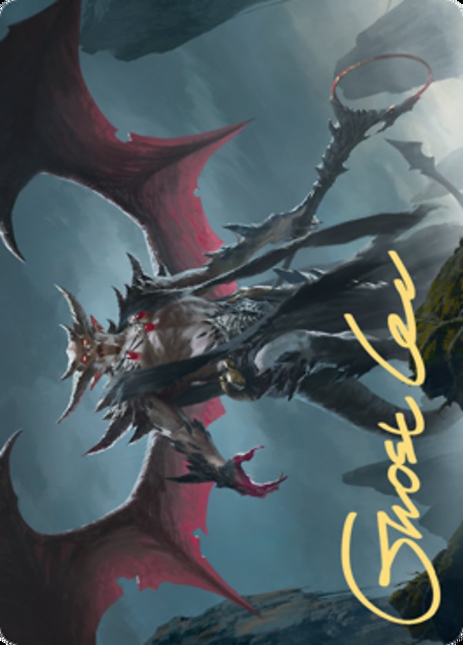Taborax, Hope's Demise Art Card (Gold-Stamped Signature) [Zendikar Rising Art Series] | Gear Gaming Bentonville