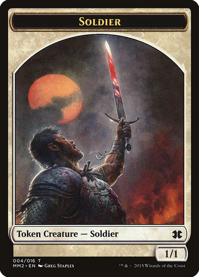 Soldier Token [Modern Masters 2015 Tokens] | Gear Gaming Bentonville