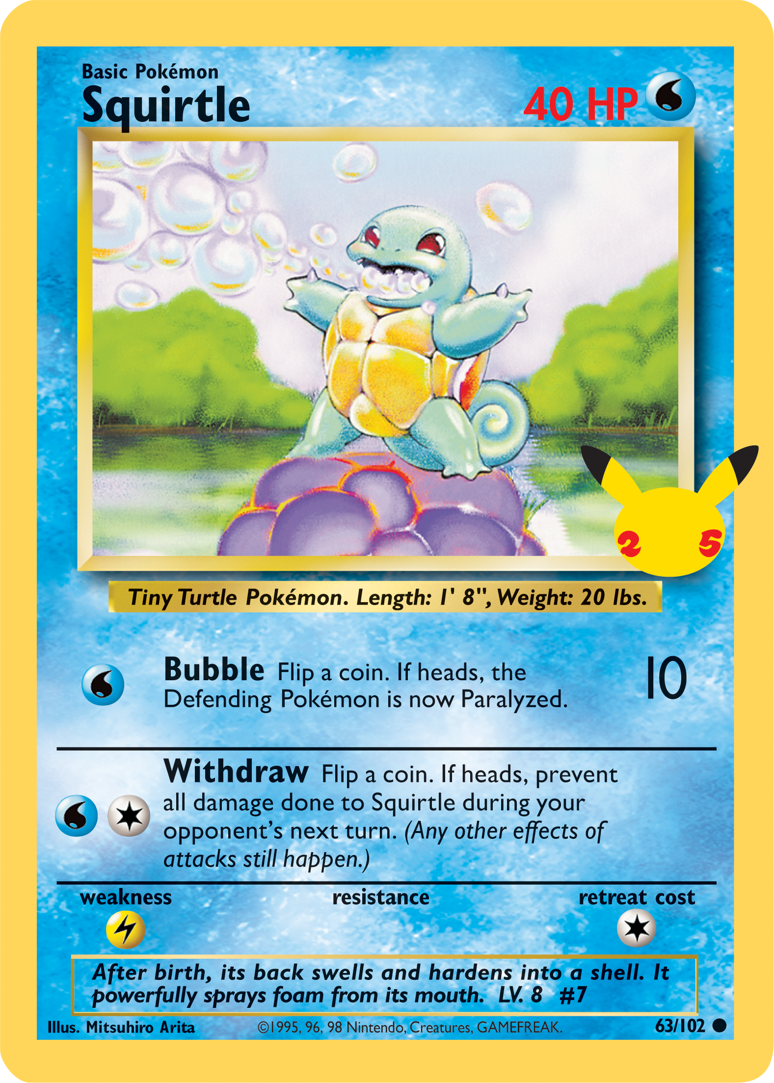 Squirtle (63/102) (Jumbo Card) [First Partner Pack] | Gear Gaming Bentonville