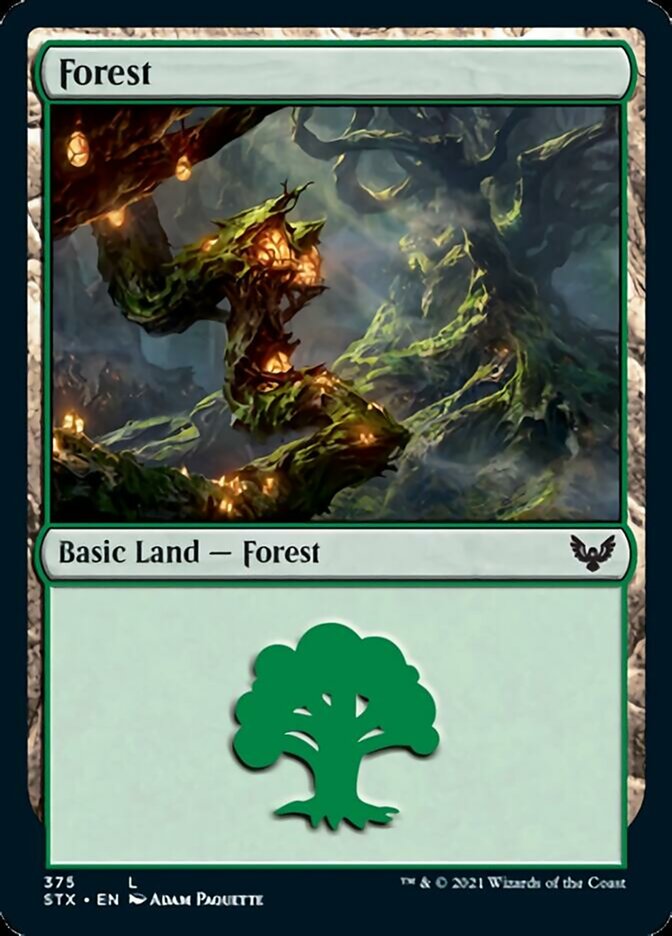 Forest (375) [Strixhaven: School of Mages] | Gear Gaming Bentonville