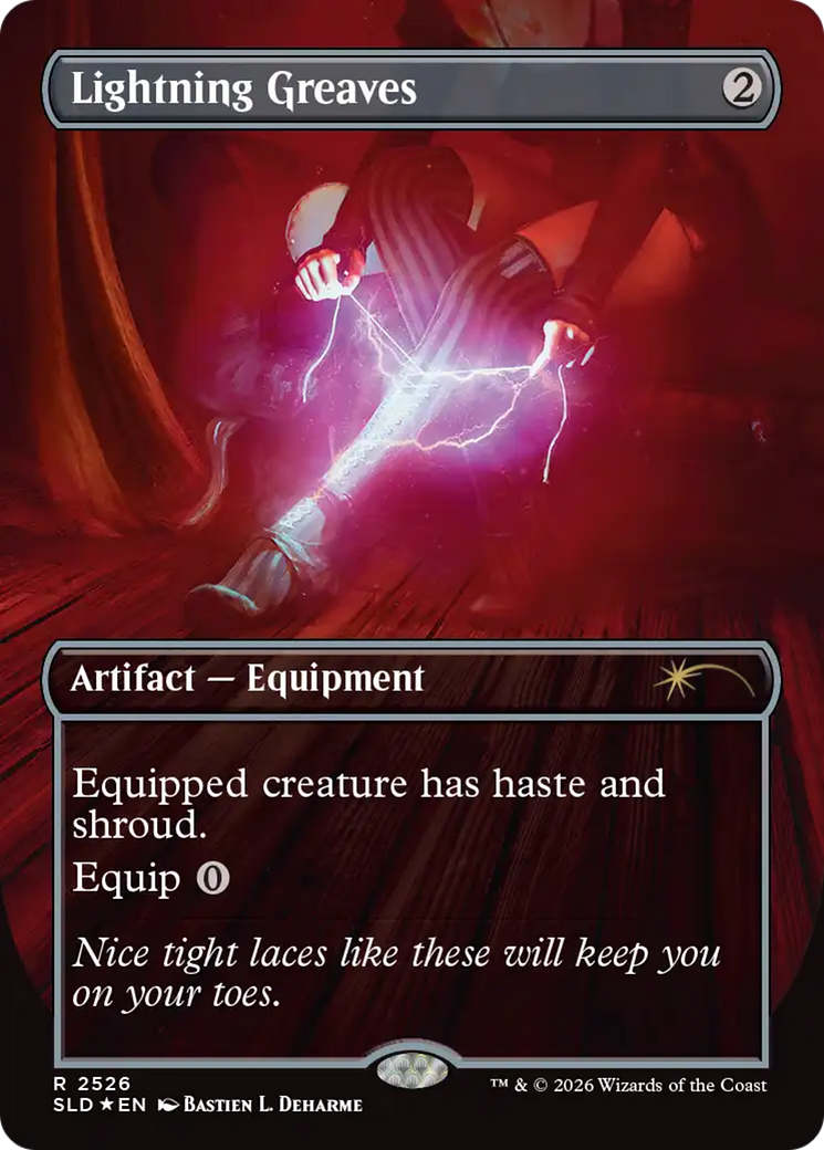 Lightning Greaves (2526) [Secret Lair Drop Series] | Gear Gaming Bentonville