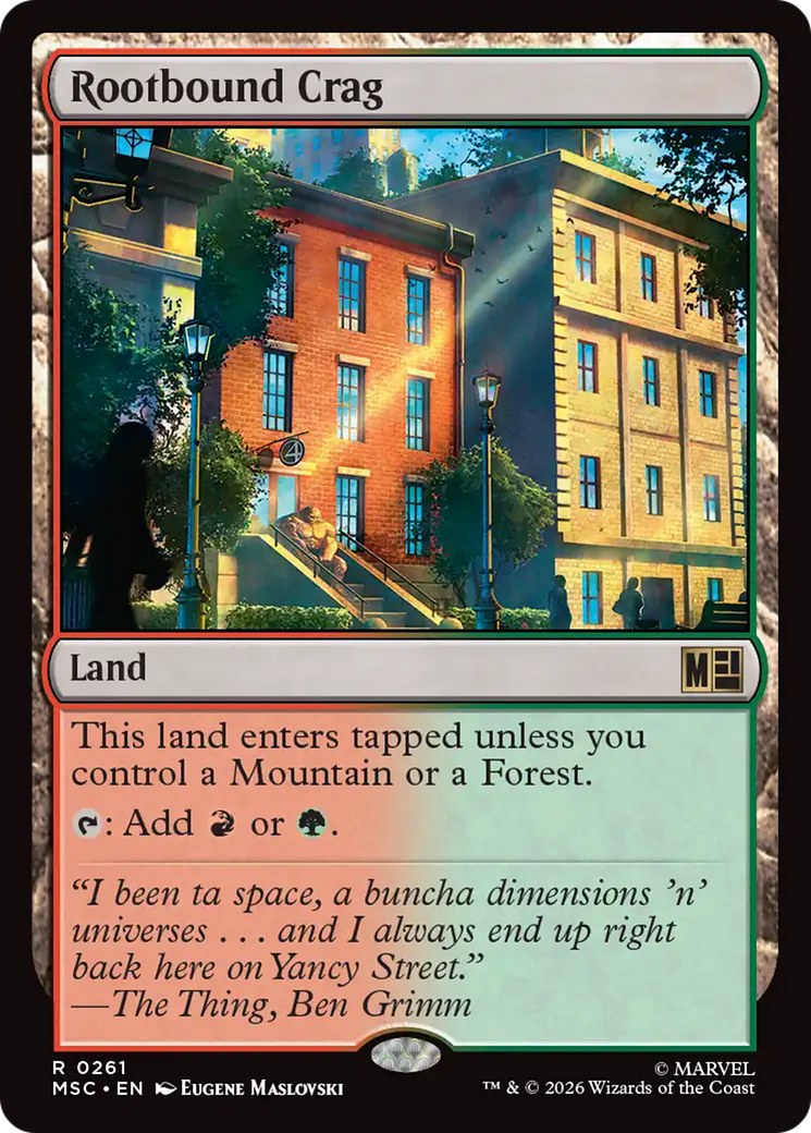 Rootbound Crag [Marvel Super Heroes Commander] | Gear Gaming Bentonville
