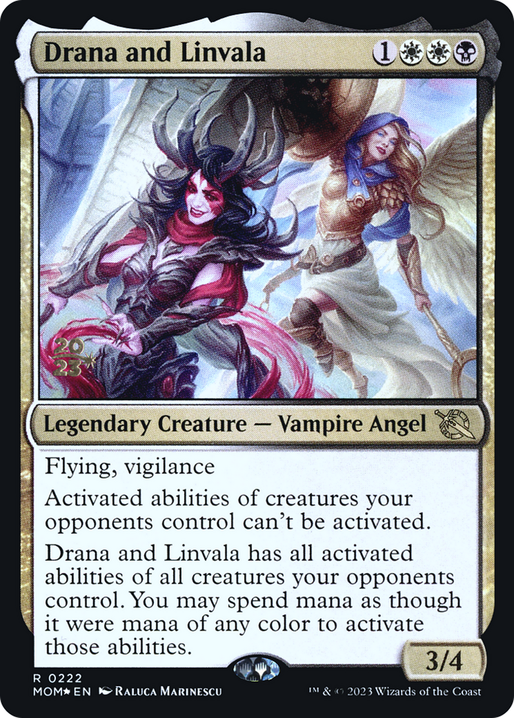 Drana and Linvala [March of the Machine Prerelease Promos] | Gear Gaming Bentonville