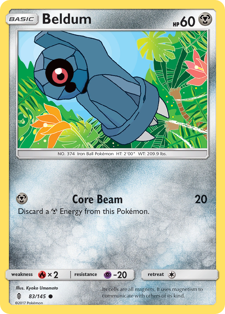 Beldum (83/145) [Sun & Moon: Guardians Rising] | Gear Gaming Bentonville