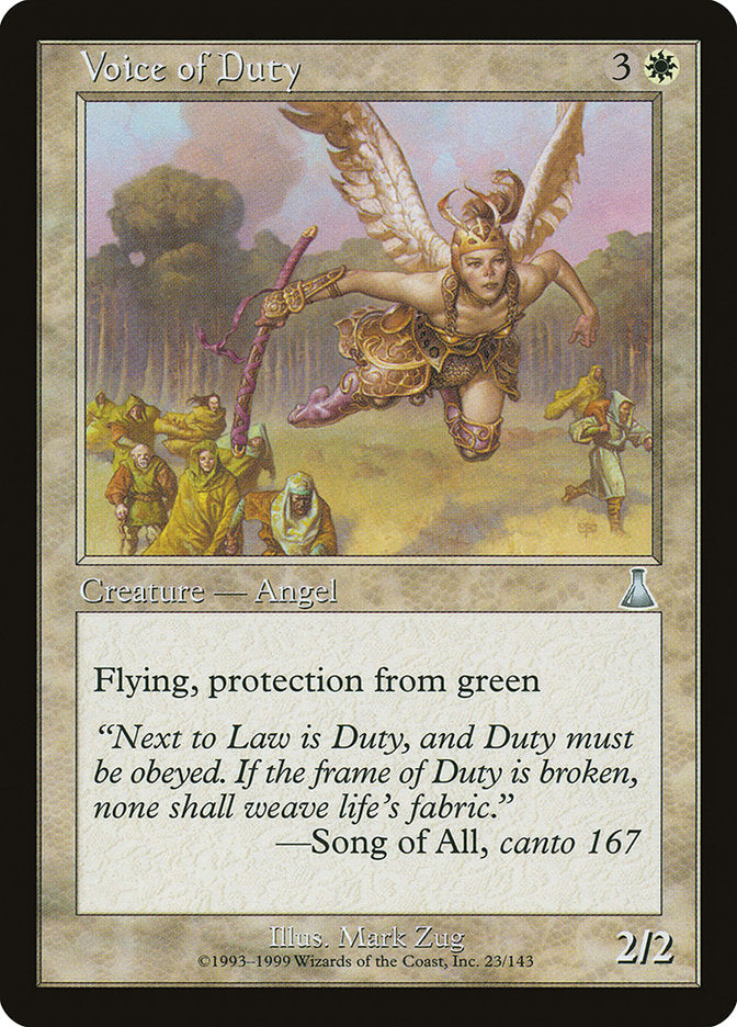 Voice of Duty [Urza's Destiny] | Gear Gaming Bentonville
