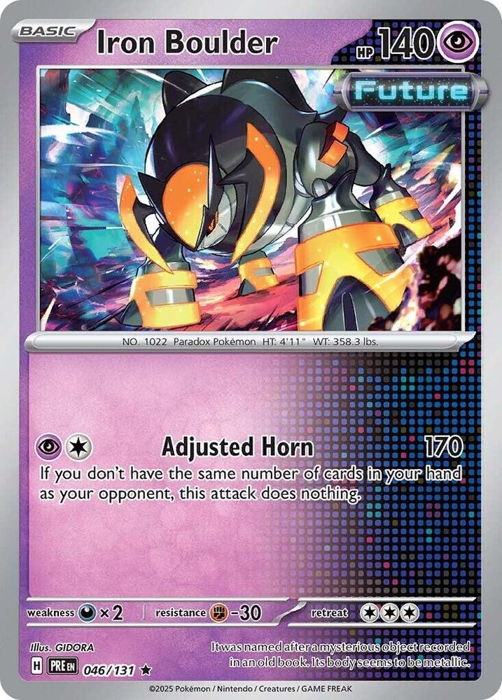 Iron Boulder (046/131) [Scarlet & Violet: Prismatic Evolutions] | Gear Gaming Bentonville