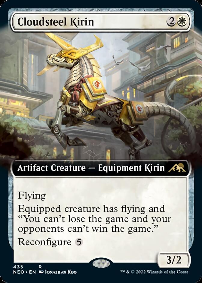 Cloudsteel Kirin (Extended Art) [Kamigawa: Neon Dynasty] | Gear Gaming Bentonville