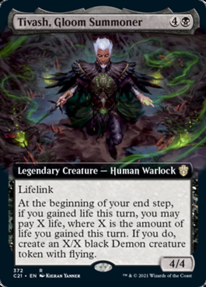Tivash, Gloom Summoner (Extended Art) [Commander 2021] | Gear Gaming Bentonville